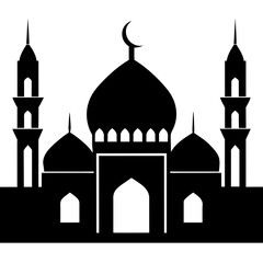 taj mahal vector illustration