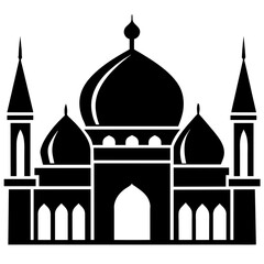 taj mahal vector illustration