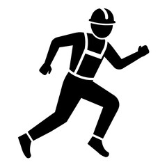 runner running silhouette