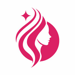 silhouette with hair