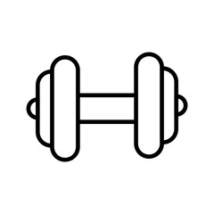 Dumbbell Vector Icon