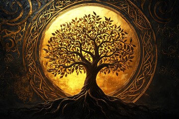 Tree of life logo design inspiration.