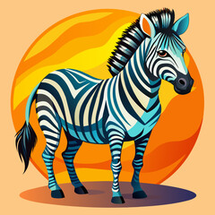 zebra vector illustration