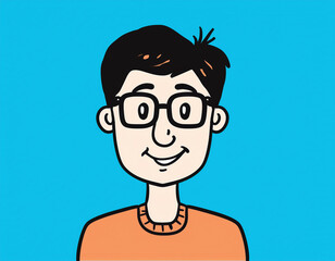 Fototapeta premium man with a smile