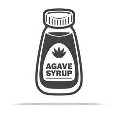 Agave syrup outline icon transparent vector isolated