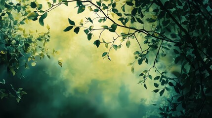 Soft Green Bokeh Background for Nature and Wellness Concepts