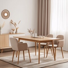 modern wood table