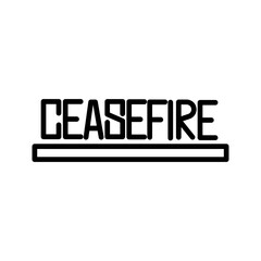 Ceasefire Vector Icon