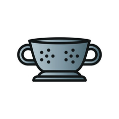Colander icon vector design templates simple and modern