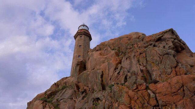 Faro de Cabo Villano, Costa de la muerte, La Coru&ntilde;a, Galicia, Espa&ntilde;a. Enero de 2025.