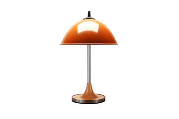 Obraz premium Realistic night lamp, isolated on white background. Brown color.