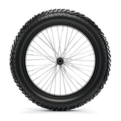 Naklejka premium bicycle tire icon simple white background vector