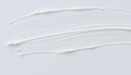 Creamy Glazing Acryl Brush Stroke, 8k unreal engine photorealism, with white tones