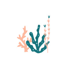 Fototapeta premium Abstract modern posters in Matisse style. Contemporary print with nature-inspired, irregular cutouts shapes. Retro wall decor paintings with floral
