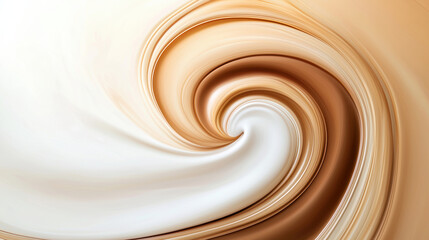 Mocha mousse colored abstract swirl blending seamlessly in soft tones