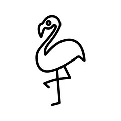 Flamingo Vector Icon