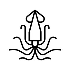Squid Vector Icon