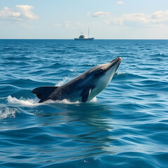 Fototapeta premium Tranquil Summer Ocean Horizon