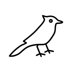 Blue Jay Vector Icon