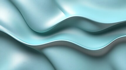 Obraz premium Abstract wavy light blue background.