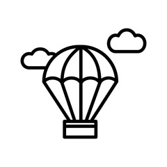 Weather Balloon Vector Icon