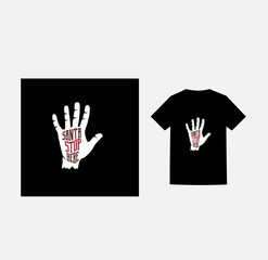 Typography and Calligraphy T-shirt design