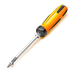 Fototapeta premium screwdriver icon simple white background vector