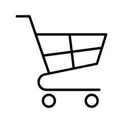 Shopping Trolley Vector Icon