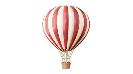 Fototapeta premium hot air balloon icon simple white background vector