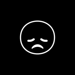 Sad Face Emoji Icon
