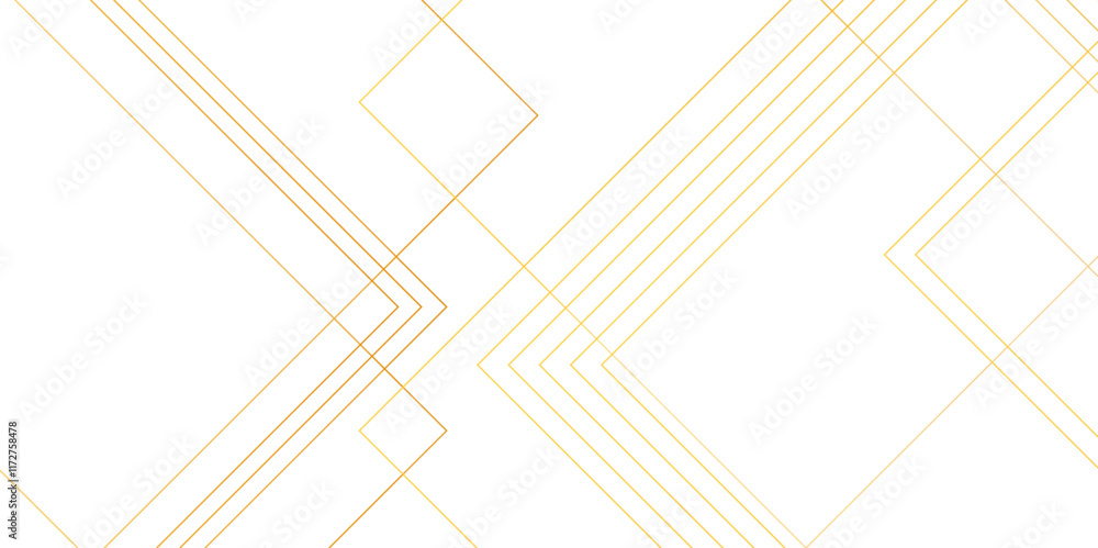 Poster elegant geometric gold line pattern on white background .futuristic digital landscape with lines. mi