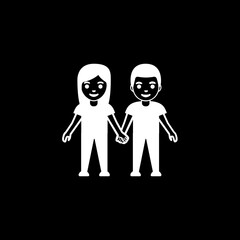 Couple Holding Hands Icon
