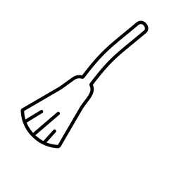 Witch Broomstick Vector Icon