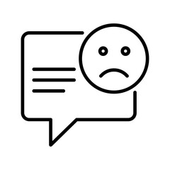 Negative Comments Vector Icon
