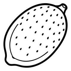 Finger Lime Vibrant Vector Art