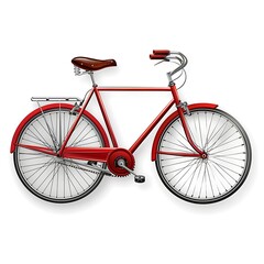 Fototapeta premium bicycle icon white background vector image
