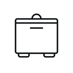 Freezer icon vector design templates simple and modern