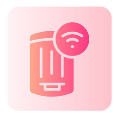 Garbage  gradient icon