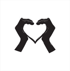 heart with a ribbon Vector 