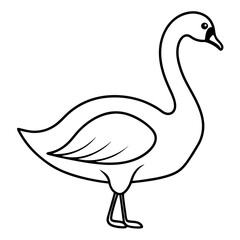 illustration of a goose