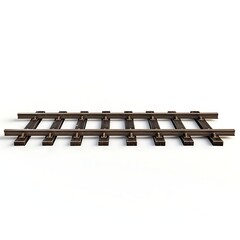 railroad track icon white background vector
