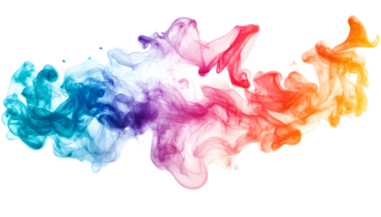 Artistic Swirling Smoke Patterns