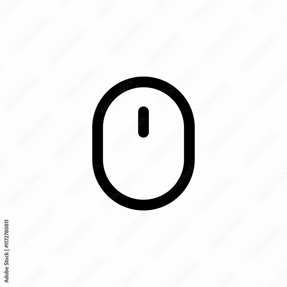 Poster mouse cursor computer click icon vector sign