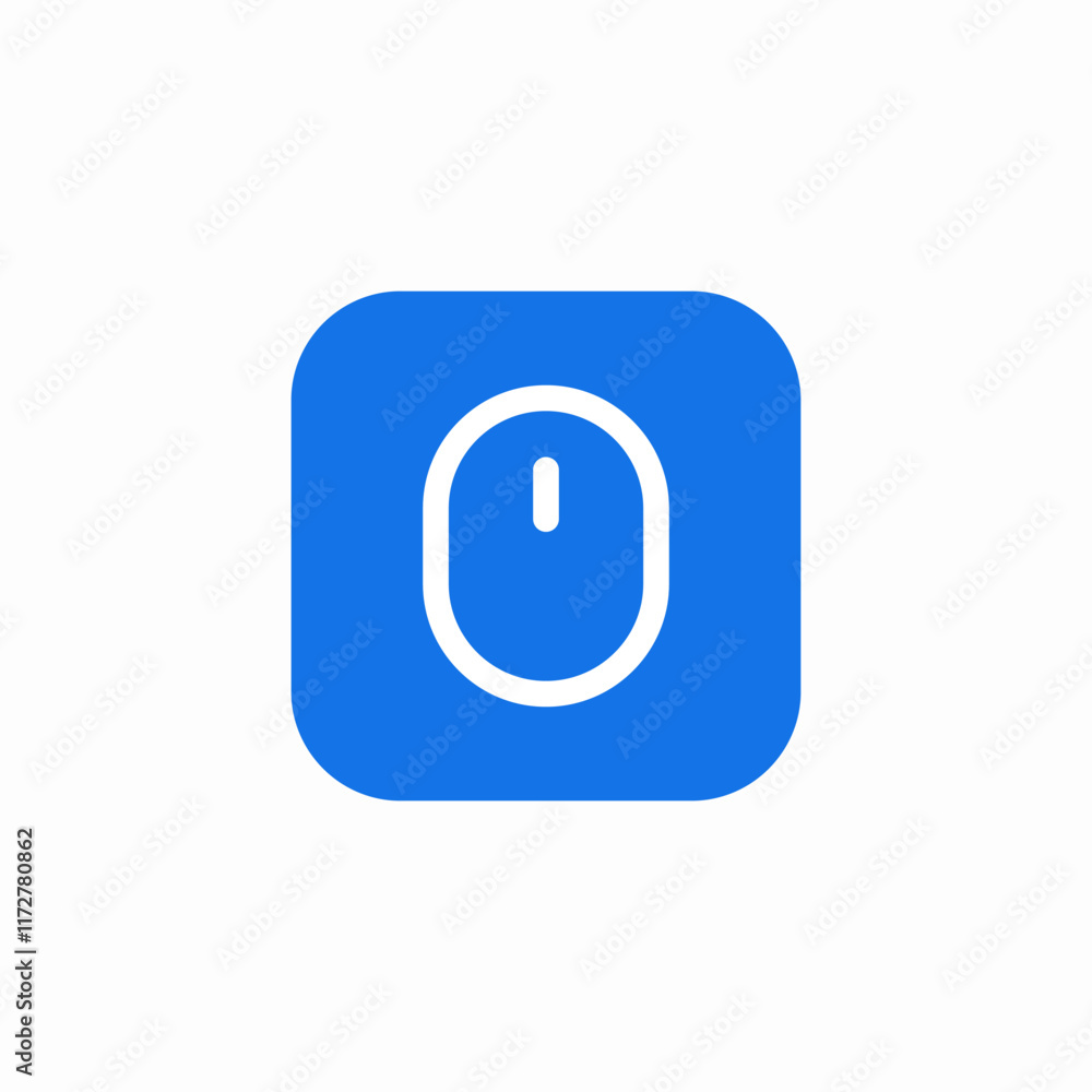 Poster mouse cursor computer click icon vector sign