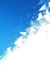 Obraz premium Light blue crystal shards forming an abstract background