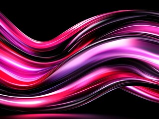 Fototapeta premium Abstract Pink and Purple Swirling Liquid Dynamic Background Design