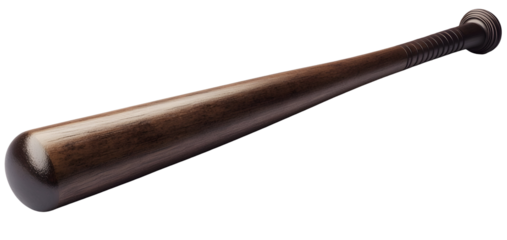 Baseball bat and glove icon with clean aesthetics