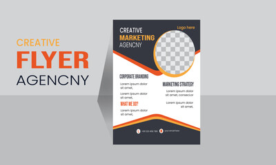 Brochure design, cover modern layout, annual report, poster, flyer in A4