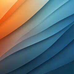 Obraz premium Dynamic blue and orange abstract background, vibrant design with modern shapes textures