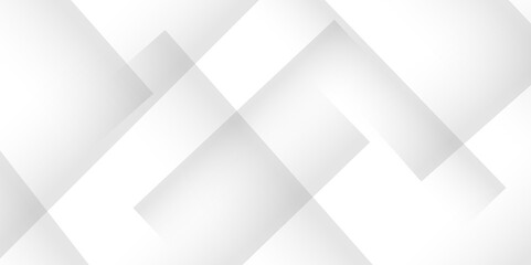 Obraz premium Abstract modern geometric diagonal lines background with grey and white square Element on light silver modern design for poster, banner, wallpaper, mockup, flyer, and report. Vector illustration.